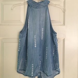 Cloth & Stone denim tank top